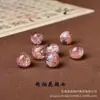 Cuentas Sueltas de Cristal Natural Cuarzo Rosa Cuarzo Fresa Cuentas para Ensartar DIY Copo de Nieve Fantasma Morado Morganita Cuentas Individuales Fabricante Mayorista