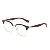 Novos Óculos Tr90 Anti-Luz Azul para Homens e Mulheres Armação Quadrada Popular Mesmo Estilo Podem Ser Equipados com Lentes de Grau para Miopia Armação Óculos Atacado