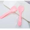 Tenedor y Cuchara Desechables Plástico Engrosado Cuchara Pequeña para Pastel Postre Helado Tenedor para Ensalada de Frutas Empaquetado Individualmente