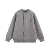 Chaqueta Cardigan de Punto Retro Americana, Chaqueta Casual de Otoño de Gama Alta para Hombre, Madura y Estable, Uniforme de Béisbol para Pareja
