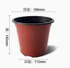 Vasos de Mudas Bicolores para Plantio de Base, Copos Nutritivos de Pe Espessados para Suculentas, Vasos de Flores de Plástico Vermelho, Vasos de Flores para Suculentas em Estoque