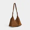 Diseño único, bolso de hombro de gran capacidad para el trabajo, nueva colección 2026, bolso cruzado ligero de lujo en gamuza, bolso de axila moderno