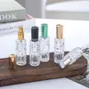 Botella de Perfume de Cristal Transparente 10ml Decantador de Perfume de Vidrio Mini Portátil Botella de Vidrio para Perfume Engrosada Venta al por Mayor