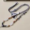 Cuerda de Algodón Enrollada a Mano de Xizang Colgante para el Cuello Cordón de Collar Estilo Étnico Amuleto de Buda Thangka Accesorios Hechos a Mano de Alta Calidad Cordón