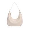 Bolso Transfronterizo Nuevo para Mujer 2025 de Alta Gama Normcore Cómodo Tejido Bolso de Hombro Tote de Axila para Viajero de Gran Capacidad