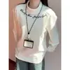 Nova Camiseta Térmica de Base Dupla Face para Homens 2026, Camada Interna de Inverno, Gola Semi-Alta, Moletom Espessado com Mangas Longas Estampadas