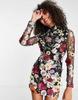 Vestido sexy de verano y primavera nuevo con bordados, de corte recto, sin espalda, transfronterizo europeo y americano, comercio exterior, Amazon, vestido con bordados de encaje