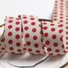 Celebridad de Internet Coreana Cinta de Puntos de Doble Color Accesorios para el Cabello material Hecho a Mano DIY Ropa Sombrero de Copa Zapatos Flor Impresión de Color Contrastante Cinturón de Puntos