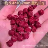 Acessórios de Leão de Obsidiana Natural, Pulseira de Contas Soltas de Leão de Obsidiana Prateada, Acessórios com Furo Passante, Obsidiana de Areia Dourada Roxa Atacado