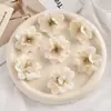 Accesorio para el cabello, accesorio para ropa, zapatos y sombreros, pasador, decoración casera DIY, flor artificial estilo pintura al óleo, flor de golondrina de cuatro esquinas