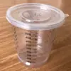 Taza medidora de 600 ml, Taza transparente de plástico para mezclar pintura, Taza desechable con escala impresa, Taza proporcional de material PP para mezclar pintura