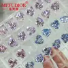 Piedras sueltas de moissanita en forma de corazón de colores en color D, rosa, amarillo, azul, rojo, gemas de moissanita accesorios para joyería al por mayor