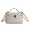 Bolsa Feminina Exclusiva Super Popular 2026 Nova Moda Bolsa Transversal Trançada com Acabamento de Luxo Bolsa de Mão Casual Bolsa Quadrada Pequena