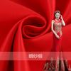 Satén Nupcial Mate Engrosado No Elástico Tela de Satén de Poliéster Vestido de Novia Vestido Cheongsam Tela para Bolsa