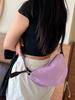 Estilo Mori Bolso de Silla de Lona Simple para Mujer Bolso de Hombro Sobaco para Viaje Diario Casual Combinable Bolso Bandolera Bolso Deportivo Tipo Dumpling Moderno