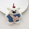 Estilo Ins Nuevo Lindo Mochila de Mezclilla Oso Relleno de Algodón Accesorios de Tela DIY Zapatos y Calcetines Bolsas Accesorios Ropa Accesorios