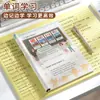 Caderno de Papelaria Listrado Esboço de Mapa Mental A3, Rasgável, para Aprender, Memorizar Palavras, Escrever, Anotações de Trabalho Folha Solta, Estilo Americano