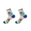 Calcetines Transfronterizos Amazon Calcetines Nuevos de Moda con Patrón de Capibara, Calcetines Divertidos Novedosos en Espiral de Media Pantorrilla, Calcetines Zhuji
