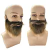 Barba Falsa, Barba, Barba Falsa, Cosplay de Halloween, Barba Grande, Barba Inferior, Barba de Pirata, Fantasia de Selvagem