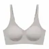 Sujetador de Sensación Nude sin Costuras con Cuello en V para Levantar Busto Pequeño para Mujer, Set de Sujetador Delgado, Suave, de Soporte, Push-up, Anti-Caída, Espalda Bonita