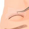 Cinta de injerto de pestañas de malla transpirable rosa de 1.2 cm de ancho fácil de rasgar 9 m de largo cinta no tejida aislamiento fijo