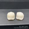 Accesorios de Talla de Raíz de Bodhi Natural Gato de la Suerte Quemado con Carbón Amor de Loto Oso Quemado con Carbón León Despierto Loto Despierto León Despierto Tarro de Miel