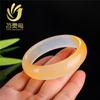 Pulsera de Jade Cuarzo Moda Pulsera de Jade Gobi para Mujer Jade Huanglong Jade Gobi Joyería Suministro Directo