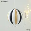 Nuevo colgante de decoración navideña, bola de plástico, bola de Navidad, colgante de gota de agua, adorno de árbol de Navidad blanco plateado