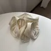 Design Estilo Francês Scrunchie de Renda de Alta Qualidade Estilo Ins Amarrador de Cabelo de Cetim para Mulheres, Novo Amarrador de Cabelo Simples e Elegante