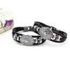Pulsera Tejida de Cuero de Vaca Multicapa con Tallado de Patrón de Sol, Pulsera Vintage de Aleación con Cuentas Florales, Accesorio de Estilo Étnico