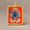 Colgante Thangka del Tíbet Zakilam Cuadrado Aleación de Acero de Titanio Oro Varios Patrones de Minerales Puede Elegir Directo de Fábrica
