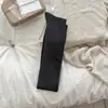 Calcetines Altos para Mujer Estilo Coreano Ins Color Sólido Versátiles Calcetines Largos Otoño Nuevo Estilo Micro-presión Adelgazantes JK Calcetines Sueltos Sin Costuras