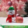 Decoraciones Navideñas Bolsa de Embalaje para Manzana de Nochebuena Bolsa Creativa de Regalo de Manzana de Muñeco de Nieve Regalo Regalo de Navidad