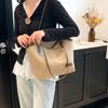 Bolso Retro de Gran Capacidad con Bloques de Color para Mujer 2026 Verano Nueva Moda Bolso de Hombro Único Bolso Tote Simple para el Trabajo