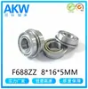 Fabricante Cixi F688Zz 8*16*5mm Rolamento de Motor Rolamento Micro Flangeado