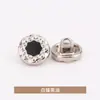 Botones para Camisa con Punto de Aceite en Forma de Flor, Botones de Metal, Botones para Camisa, Botones Tejidos para Suéter, Accesorios de Ropa Jinda
