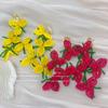Pendientes de flores con cuentas hechos a mano, estilo moderno para vacaciones de verano, suaves, pequeños y frescos, recién llegados para mujer.