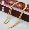 Collar con Colgante Retro Tejido a Mano Puro Cordón para Teléfono Móvil Ámbar Dorado y Plateado Hilo de Jade Cuerda Roja Cuerda para Colgante Simple Moderno