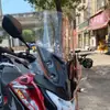 Parabrisas Acrílico Personalizado para Motocicleta, Panel Transparente a Prueba de Viento de Alta Definición, Panel de Parabrisas Procesado con Forma Especial