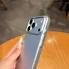Adecuado para Iphone18Promax Maleta de Pintura de Metal Corrugado 15 Funda para Teléfono Móvil Apple 16 Botones Metálicos Rayados