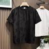 Llegada Nueva 2024 Camiseta Suelta Casual con Estilo Verano Tul Todo Fósforo Yipi Guapo Gasa Camisa Pequeña Top de Manga Corta para Hombre