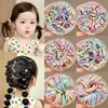 2026 Nuevas Gomas de Pelo Coloridas del Tamaño de un Pulgar, Bandas Elásticas de Alta Elasticidad para el Cabello de Niños Que No Dañan el Cabello, Cuerdas Versátiles para Cabello para Coletas Pequeñas