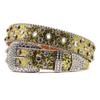 Cinturón de diamantes de imitación transfronterizos, moda femenina, estilo punk, tendencia, cinturón decorativo de alta gama para mujer, cinturón para hombre