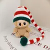Llavero de Primera, Segunda y Tercera Generación Labubu Ropa Caja Sorpresa Ropa de Muñeca Labubu Gorro Navideño Bufanda Suéter Traje