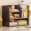 Estante de almacenamiento para clasificación de temas, estantería de escritorio, organizador de archivos A4 para escritorio de estudiante, porta-documentos de metal, caja de archivos multicapa