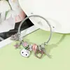 Pulsera, Collar y Anillo Temáticos de Hello Kitty, Lindos Accesorios Infantiles de Dibujos Animados, Al Por Mayor en Stock