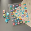 Novos Adesivos de Unha Capivara Lulu Adesivos de Gel 3D Capivara Fofa e Adorável Adesivos de Câmera CCD DIY