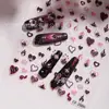 Cyansea Llama Amor Relieve Tres Dimensiones Calcomanía para Uñas Impermeable Gótico Avanzado Calcomanía de Decoración de Uñas Calcomanía de Arte para Uñas