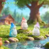 Novo produto transfronteiriço: adoráveis, multicoloridas, miniaturas de gnomos, pequenas pedras fofas, acessórios decorativos DIY, ornamentos para mini micro paisagismo