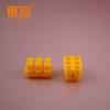 B6- 302015 Amarillo Suave Doble Fila 6 Columnas Bloques de Construcción de Goma Suave Accesorios para Bloques de Construcción Bloques de Construcción Octogonales Bloques de Construcción Universales